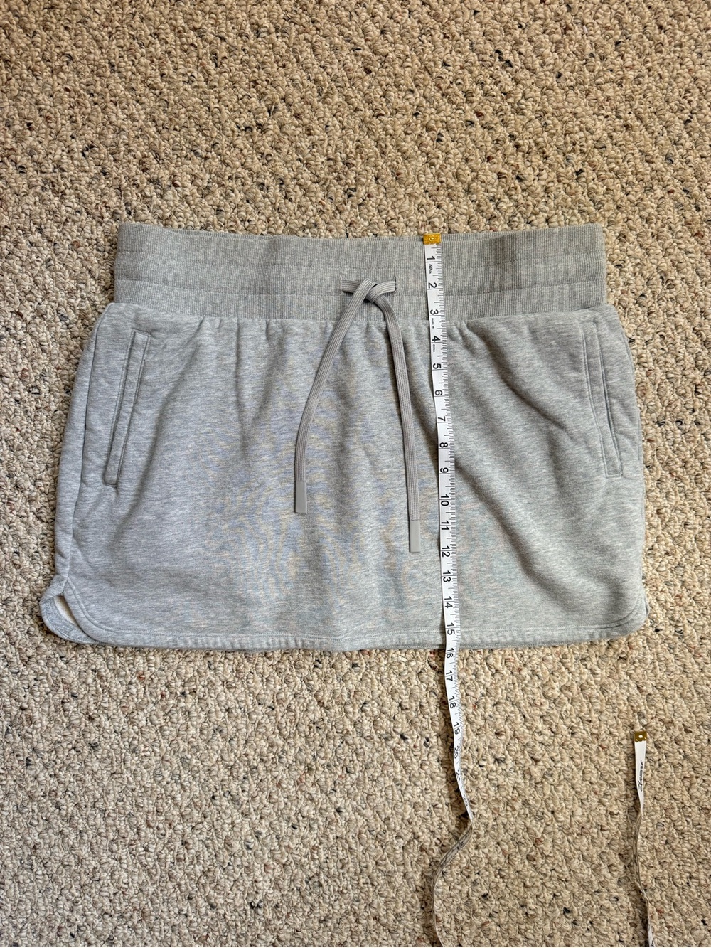 JoyLab French Terry High-Rise Skirt / Skort | Heather Gray | Size XL - Picture 4 of 6